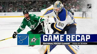 Blues @ Stars 10/12 | NHL Highlights 2023