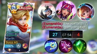 Surzz AS NGAMUK HARITH AKHIRNYA DILEPAS ! MELAWAN ESMERALDA COMBO ANGELA ? HARITH TOP GLOBAL - MLBB