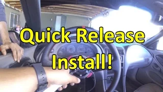 Quick Release Install! (With working horn button)