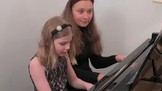 Helena Glover (9) & Dinara Klinton  Rachmaninoff Polka italienne  Jan 2021