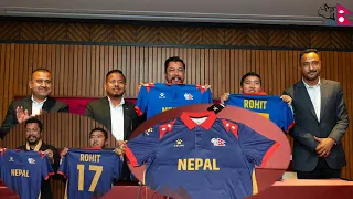 Nepali Cricket team's T20 World Cup Jersey Reveled