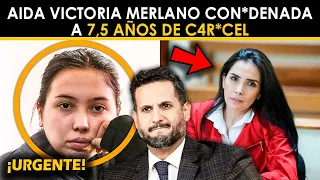 ¡URGENTE! AIDA VICTORIA MERLANO CON*D3NADA A 7,5 AÑOS DE C4R*C3L