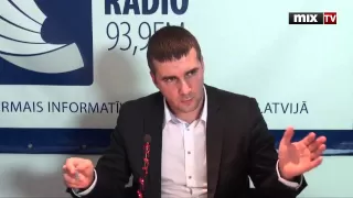 MIX TV: председатель правления VAS "Latvijas valsts ceļi" Янис Ланге в программе "Разворот"