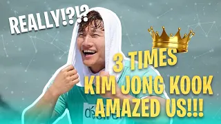[Running Man] No one can stop Kim Jong Kook | AMAZING moments