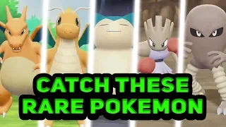 How To CATCH Dragonite, Charizard And MORE Rare Pokémon In The Wild In Let's Go Pikachu / Eevee!