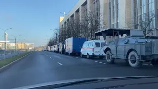 Спецтехника у Дворца независимости в Минске - 06.12.2020