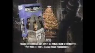 "Home Alone 2: Lost in New York" VHS Commercial