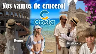 COSTA DIADEMA: NOS VAMOS DE CRUCERO POR EL MEDITERRÁNEO | DOLLACTITUD