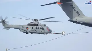 Airbus A400M Performs First Helicopter Air to Air Dry Contacts with H225M