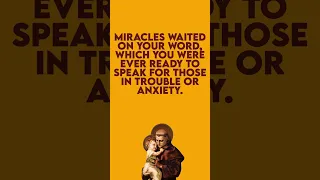 St. Anthony Miracle Prayer 🙏 #Catholic