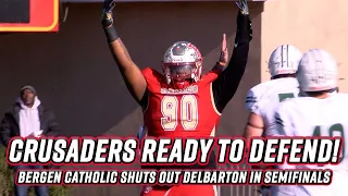 Bergen Catholic 28 Delbarton 7 | Non Public A Semifinal | Crusaders Defense Pitches Shutout!