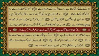 QURAN PARA 29 JUST/ONLY URDU TRANSLATION(FATEH MUHAMMAD JALANDRI) WITH TEXT HD