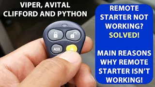 Remote starter not working. Good for Viper, Avital, Clifford, Python and other Directed Brands.