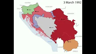 Breakup of Yugoslavia but with discord sounds