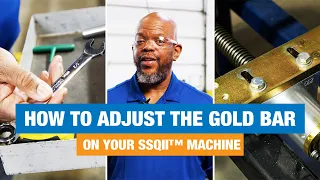 How To Adjust The Gold Bars In Your New Tech Machinery SSQ II