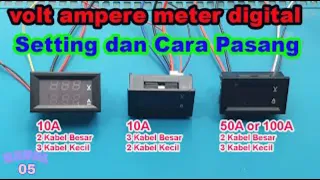 How to install a digital Volt Ampere meter ➖ How a volt ampere meter works