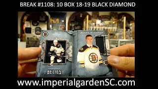CASE BREAK #1108 : 10 BOX CASE BREAK 18-19 UPPER DECK BLACK DIAMOND NHL HOCKEY BOX