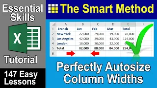 2-9: Automatically Re-size Multiple Excel Rows and Columns
