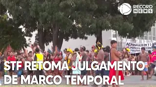 STF retoma julgamento sobre marco temporal de terras indígenas