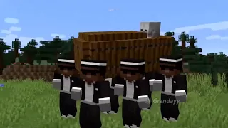 Minecraft Негры танцуют с гробом