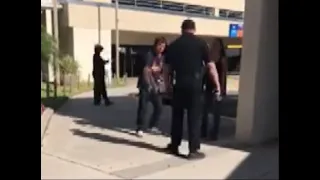 Jacksonville cop spits on mental health patient and tackles him.