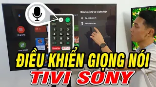 Hướng Dẫn Kết Nối Điều Khiển Giọng Nói Trên Tivi SONY - Khắc phục không tìm kiếm được bằng giọng nói