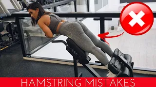 6 COMMON HAMSTRINGS MISTAKES & HOW TO FIX THEM! (GYM & WORKOUT MISTAKES)