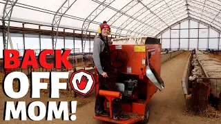 SHE'S RUNNING THE FARM!  (training our teenage daughter how to sheep farm) Vlog 251