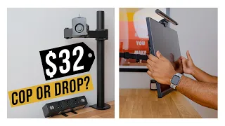 The BEST Monitor Arm Mount Under $40 or Buyer BEWARE? VIVO Monitor Arm Desk Mount Setup