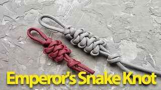 Плетем из паракорда | Emperor's Snake Knot | Любомир Борода