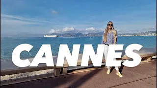 CANNES 4K, FRANCE (Côte d’Azur, La Croisette, Palais des Festivals, Marguerite Island) WALKTHROUGH