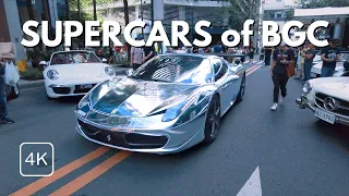 The Most Insane Supercars of BGC! | Car & Art Festival 2023 | Philippines | 4K ASMR