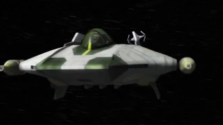 Star Wars Rebels The Rebel Transport And A-Wings Vs TIE Interceptors
