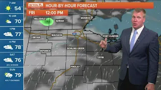Slight chance for rain under partly sunny skies Friday | WTOL 11 Weather
