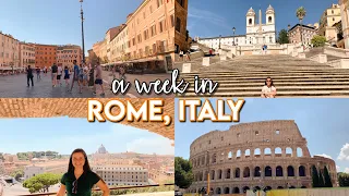 a week in ROME, ITALY - Colosseum, Sistine Chapel, Vatican City, Trevi Fountain + more (Rome vlog)