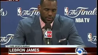 Lebron James interview after 2011 NBA Finals loss