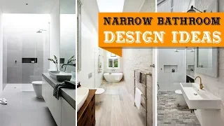 35+ Long Narrow Bathroom Design Ideas