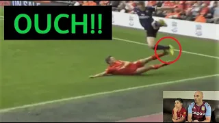 Steven Gerrard's Greatest Tackles: Reaction