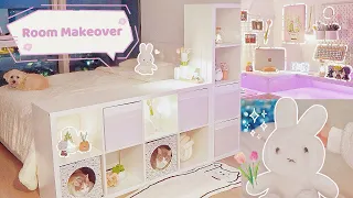 Room Makeover 🌸✨ ikea, amazon, pinterest, minimalist, aesthetic desk setup, stationery organization