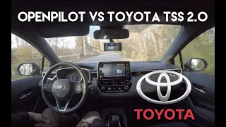 OpenPilot vs Toyota TSS 2.0: How big is the difference?