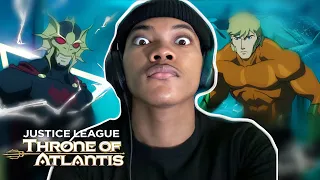 GOD OF TRAPS | Justice League: Throne of Atlantis Movie Reaction