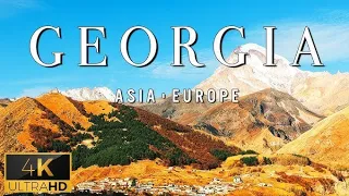 FLYING OVER GEORGIA  (4K UHD) - Relaxing Music Along With Beautiful Nature Videos - 4K Video UHD