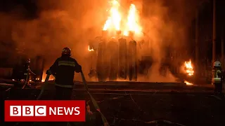 Fresh Russian missile strikes hit power stations in western Ukraine - BBC News