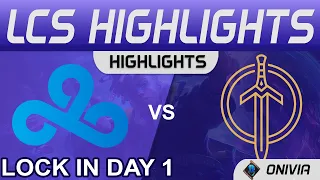 C9 vs GG Highlights LCS Lock In 2022 Day 1 Cloud9 vs Golden Guardians by Onivia