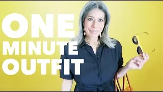 ONE MINUTE OUTFIT #13 FOR WOMEN OVER 50 | Rocking Fashion & Life in my 50's