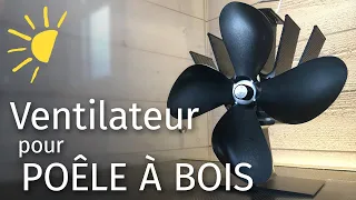 Ventilateur autonome pour poêle à bois en TINY HOUSE