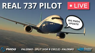 Real 737 Pilot tries the latest PMDG 737 update in Microsoft Flight Simulator!