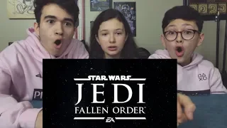 STAR WARS JEDI FALLEN ORDER || EA PLAY 2019 GAMEPLAY DEMO REACTION || MAJELIV PROD. 2019