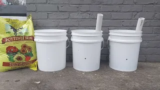 Wicking tubs for growing food #food #grow #low cost