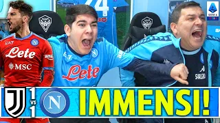 IMMENSI!! CHE ONORE! JUVENTUS-NAPOLI 1-1 | LIVE REACTION NAPOLETANI